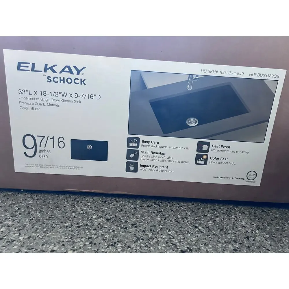 NEW Elkay Quartz Luxe 33